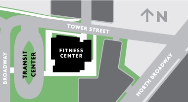 fitness center map