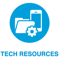 Tech resources and discounts icon