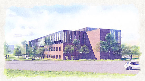 Sketch of the Cascade Learning Resource Center.