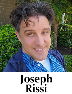 portrait of the artist, text reads joseph rissi